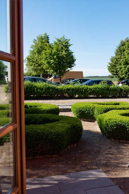 Zimmer-Fensterblick