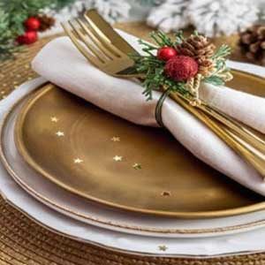 Christmas Brunch Plate Decoration